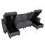5 Seater Chenille Sofa & Chaise-985749831