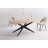 69.4" W 6-Person Rectangular Solid and Manufactured Wood Dining Table with Metal Legs-972372272