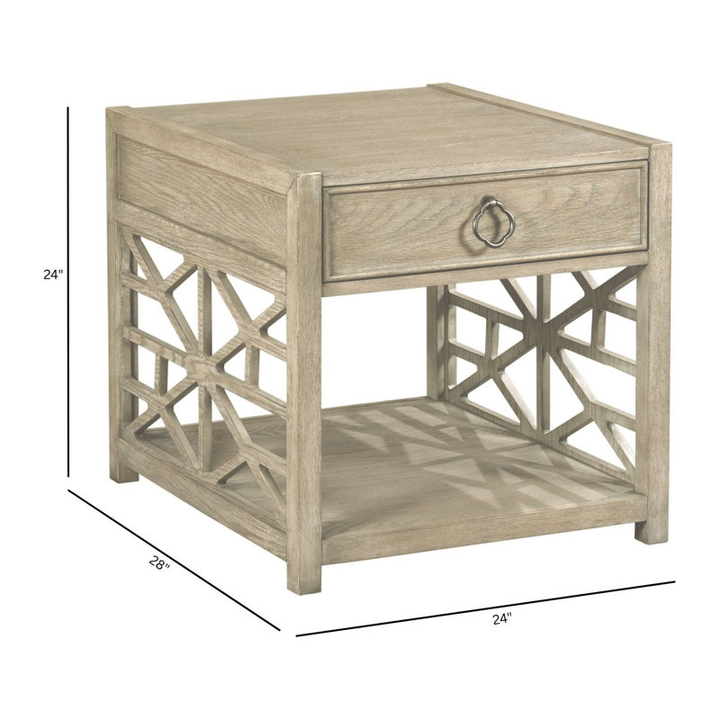 Tymier Top 1 End Table with Storage