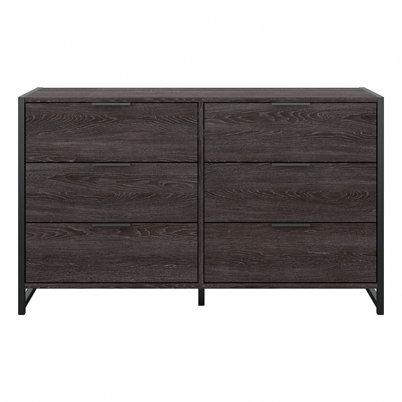 Commode double l 6 po Spero, Gris anthracite