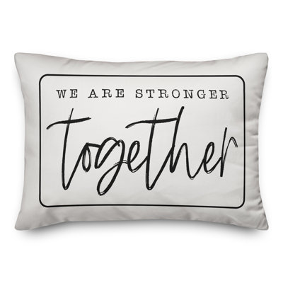 Coussin We We Stronger Together