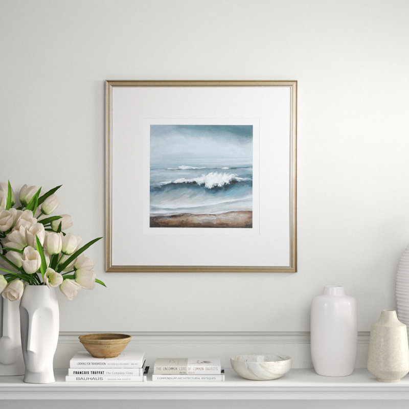 Sea Foam Print by Long