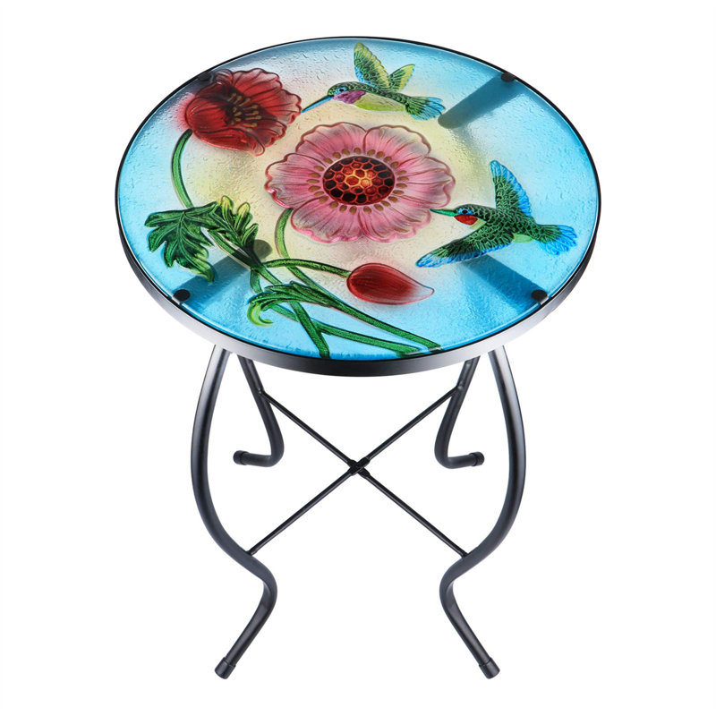 Venango Round Metal Outdoor Bistro Table , 35.6cm cm W 35.6cm cm D