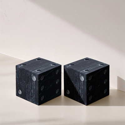 Dice Marble Abstract Figurines & Sculptures