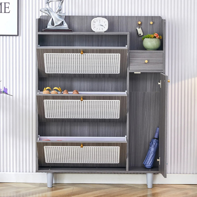 Meuble de rangement 10 paires de chaussures