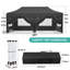  Tente à auvent escamotable 20 pi x 10 pi, pavillon de jardin commercial en tissu Oxford robuste avec 4 parois latérales amovibles, abri instantané imperméable et résistant aux rayons UV, pour les fêtes, les salons professionnels, la cour arrière (noir)-111044838-109236290