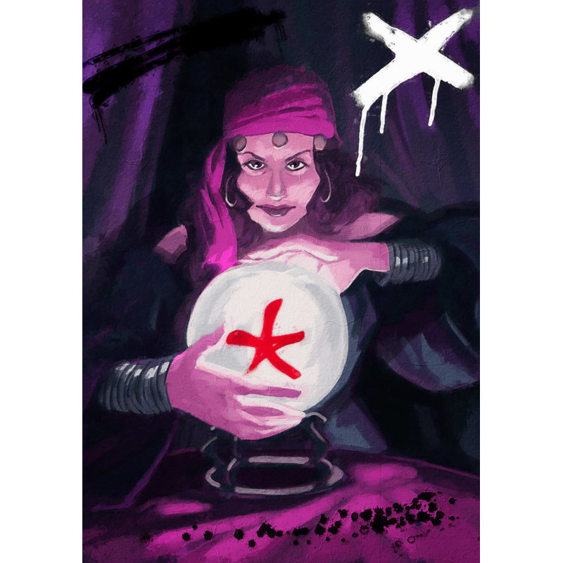 Fortune Teller - No Frame Print, 39.4cm H x 29.5cm W, Gallery Metal