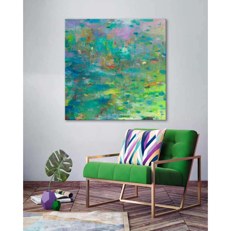 Abstrait Chi - impression sur toile tendue, H 40 po x l 40 po