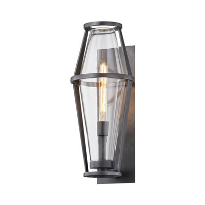 1 - Light Dimmable Graphite Flush Mount