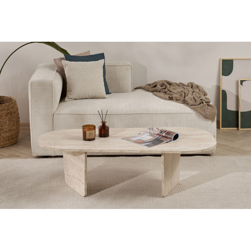 Kalps Coffee Table, Travertine