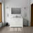 Double Bath Vanity 48 In. W X 22 In. D, Carrara Marble Top,-1067170092