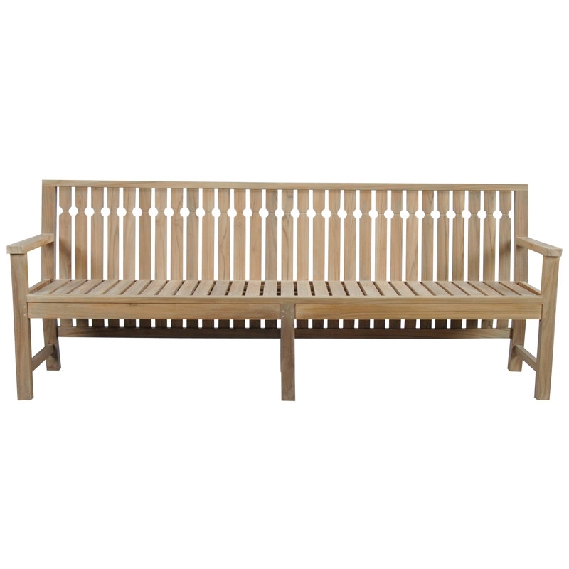 Vasser Solid Wood Teak Outdoor Bench