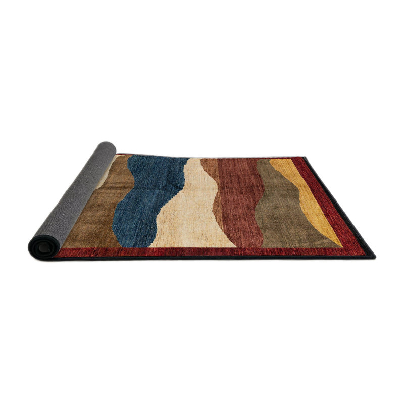 Tapis abstrait moderne 4202, Rond 6 pi
