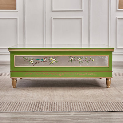 American style countryside storage coffee table