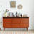 Tall Glass Light Luxury Buffet Table
