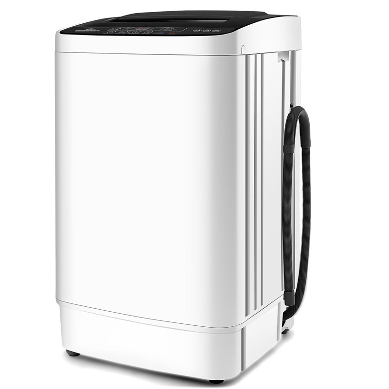 2.8 Cu.Ft Portable Washing Machine, 20Lbs Capacity Portable Washer With Drain Pump, 4 Wash Programs 4 Water Levels 3 Water Temperatures,Compact Washer Machine For Apartment, Dorm, Rvs