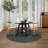 Braided Print Machine Washable Rug with Rubber Backing for Living Room Non-Slip Dining Room Rug Easy-Cleaning Floor Carpet for Bedroom-37813173