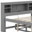  Lit plateforme avec tête de rangement Willavene, USB, lit gigogne simple et 3 tiroirs-696704696-716603528
