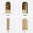  71'' Kitchen Pantry Storage Cabinet With Bookcases and Open Shelves(Set Of 3)-96443052