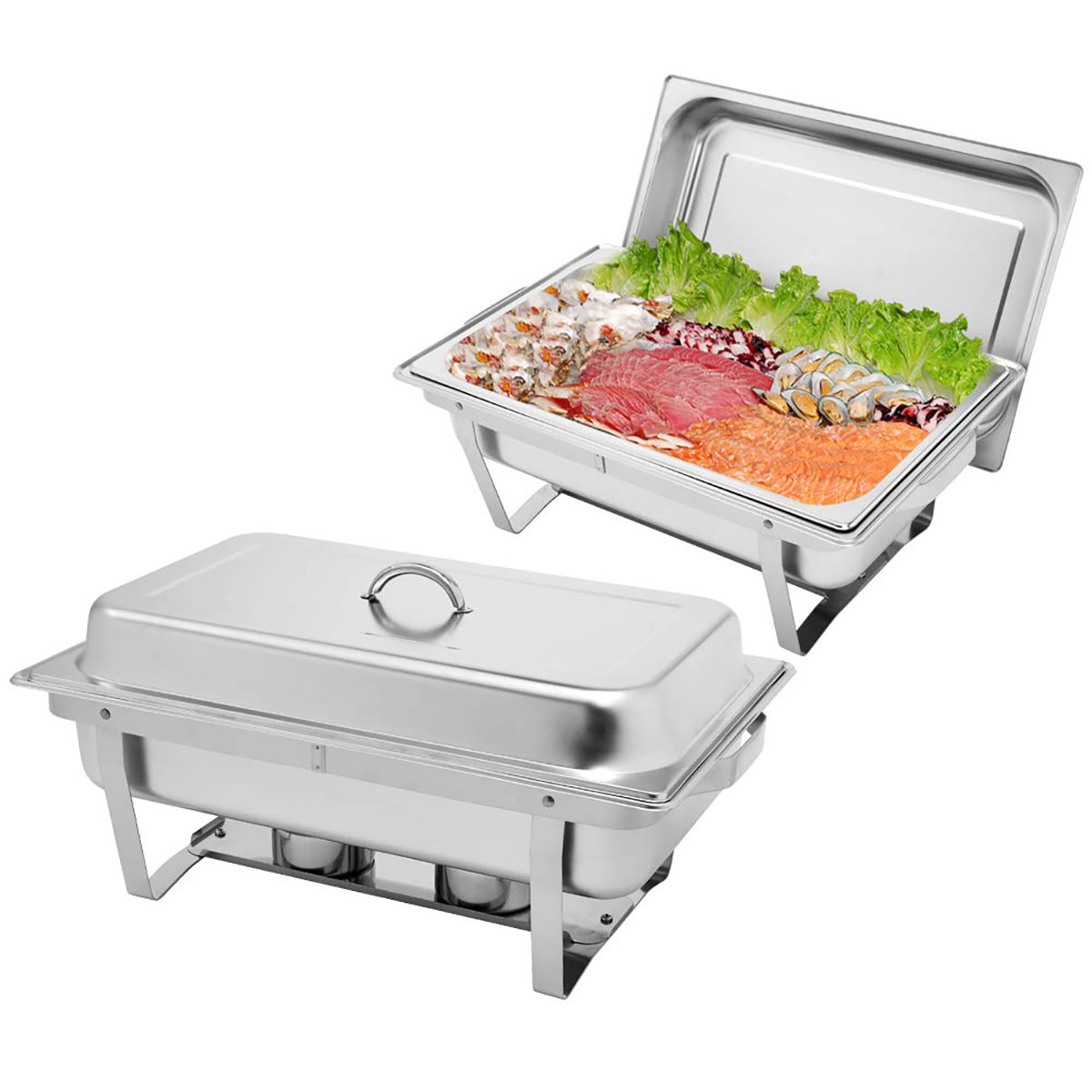 The Party Aisle™ Stainless Steel Rectangle Chafing Dish | Wayfair