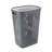  60L Slim Laundry Hamper, Clothes Basket, Lid, Ventilated, Plastic, 17.25"L x 13.75"W x 23.5"H, 2-Pack-102445654