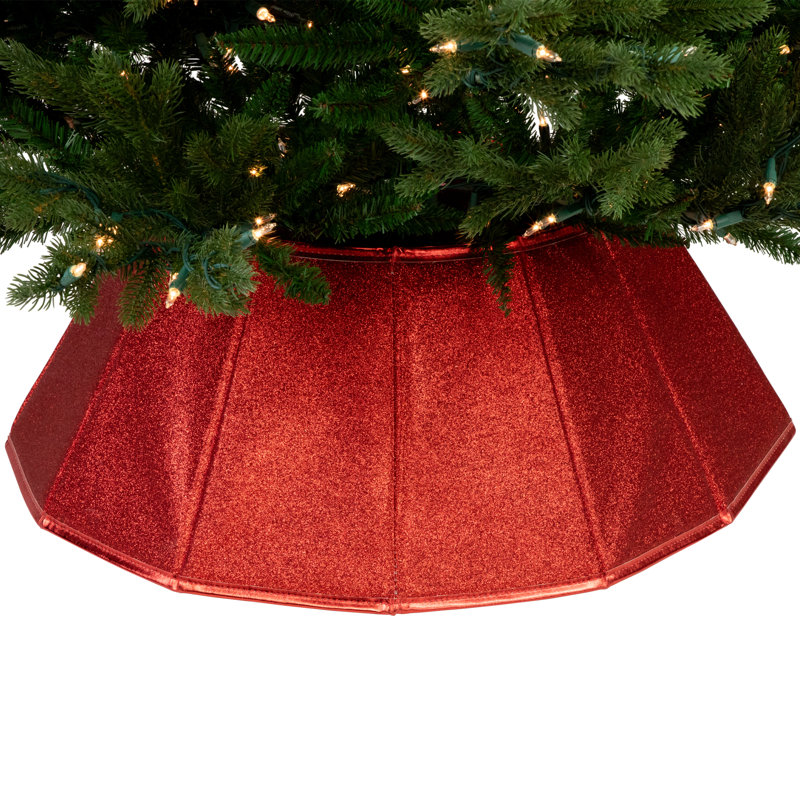 Collier d'arbre de Noël brillant, Rouge