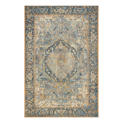 Blue Nosara Indoor/Outdoor Traditional Rug