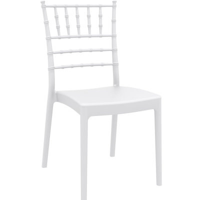 Alexa Idalis Alyworth Stacking Patio Dining Side Chair