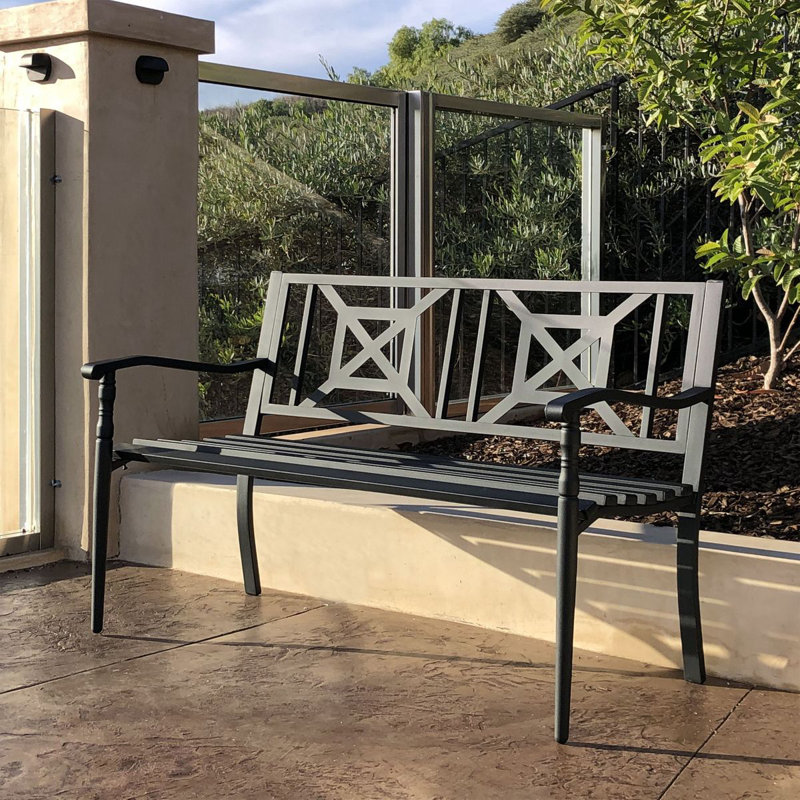 Daamin Steel Outdoor Bench