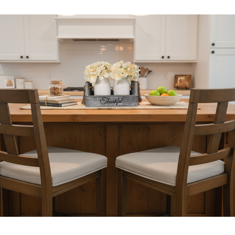 Centre de table Coon Mason avec hortensias jaunes et plateau de table, Hortensia jaune