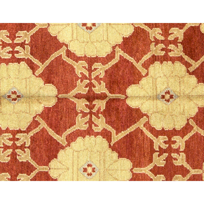 Handmade Silk and Wool Area Rug