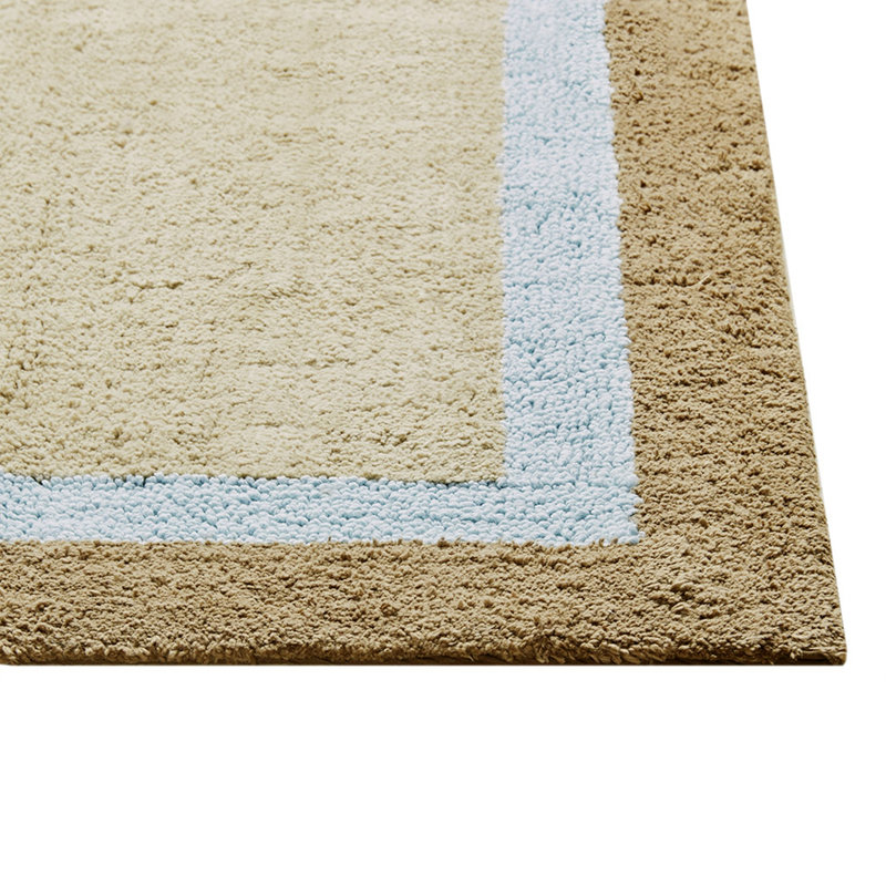 Cotton Tufted Bath Rug With Non-Slip Backing