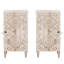 Solid Wood Rectangle Accent Cabinet