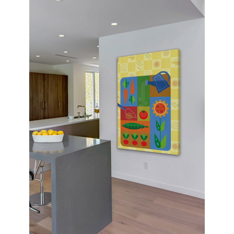 Gardening by Curtis - Wrapped Canvas Print, 61cm H x 41cm W