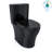 TOTO Aquia IV WASHLET+ Two-Piece Elongated Dual Flush 1.28 and 0.9 GPF Toilet, Ebony