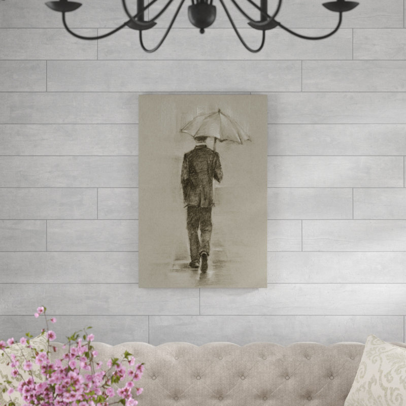 Rainy Day Rendezvous II by Ethan Harper - Print, 91cm H x 61cm W, Wrapped Canvas