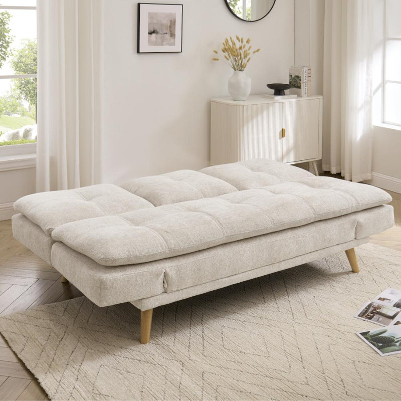 Roman 3 Seater Sofa Bed, Beige