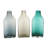 3 Piece Green/Moss/Peach Glass Table Vase Set-19722931