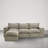 4 - Piece Upholstered Boneless Chenille Modular Sectional Sofa with Removable Ottoman– Fully Compressed, No Assembly Required-1283040804