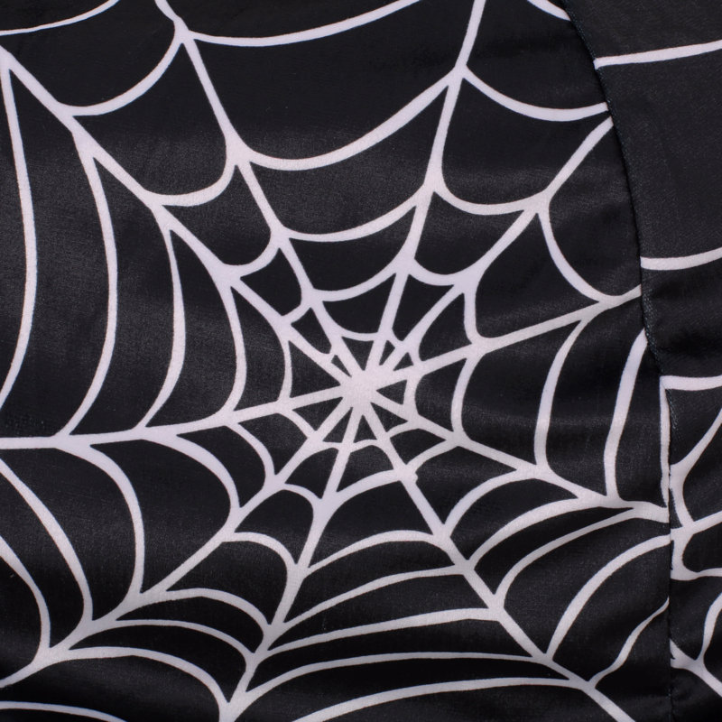 Fauteuil à billes Holloween 3 pieds, noir et blanc