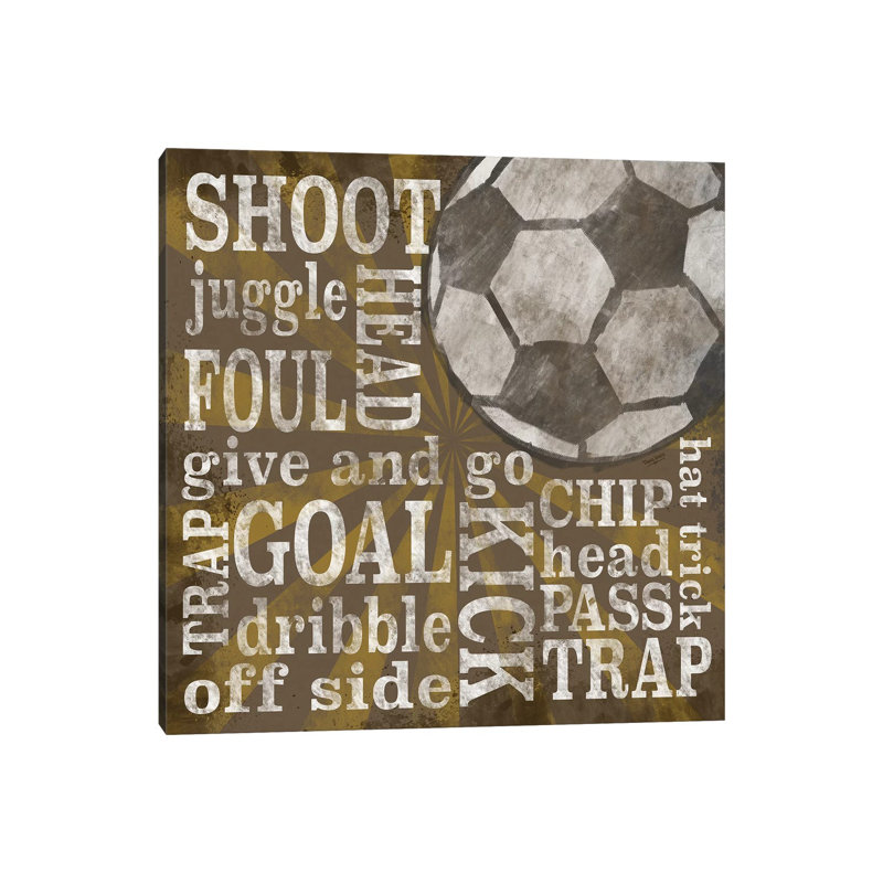 All Star Sports I 1 Piece Wrapped Canvas Wall Art, 93.98 cm H x 93.98 cm W