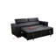 Canapé convertible moderne de 88 pouces avec lit escamotable, ensemble de canapé-lit avec appui-tête réglable