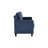 3 Seater In Navy Chenille - Model With Wood Frame, Luxurious Upholstery For Comfort, Tight Back And Seat Cushions A Streamlined Look, Long-lasting Pocket Coil Seat, D25 Foam Density Seating