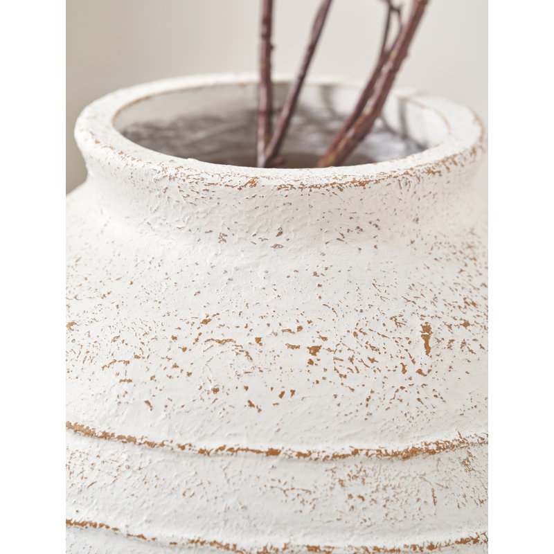 Fiberstone Floor Vase, 49cm H x 38cm W x 38cm D