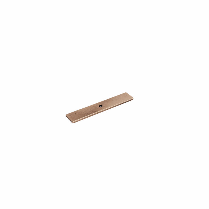 Schaub Vinci Backplate for Cabinet Knob 4" x 3/4" , Natural Bronze