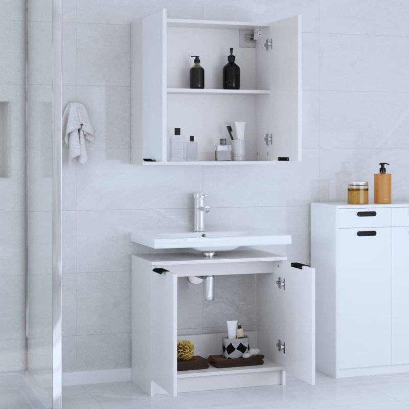 Bathroom Furniture Suite, White
