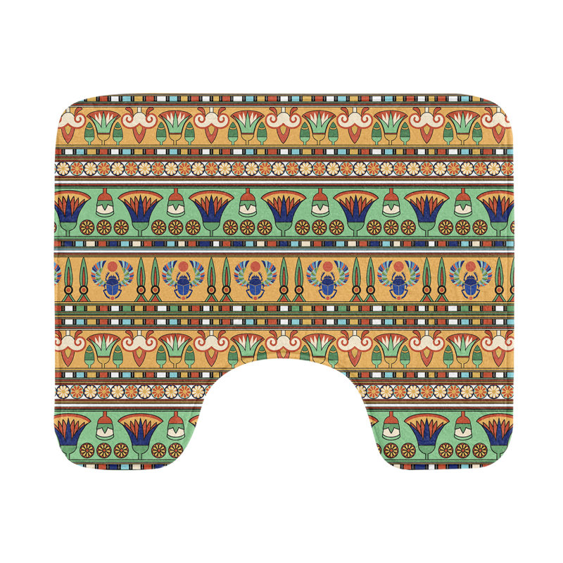 Tapis de salle de bain égyptien 20 po Multicolor