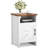 Farmhouse Nightstand with Storage Shelves Bedside Tables End Table for Bedroom Modern Wood Side Table Living Room-114220788