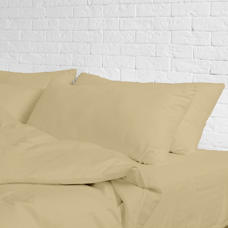 Ensemble de draps en micro-fibre, Grand, Crème