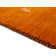 Handwoven Wool Gabbeh Uni Orange Rug